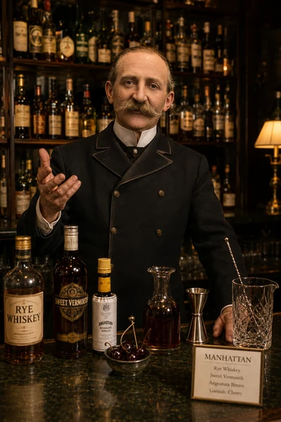 Portrait de Barman du Manhattan Club